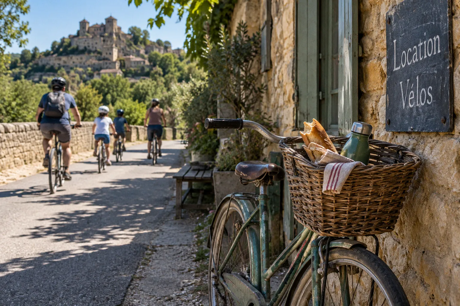 Cycling routes in the Dordogne: choosing the right path for your family
